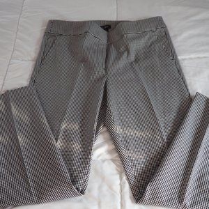 Loft black and white size 12 houndstooth pants